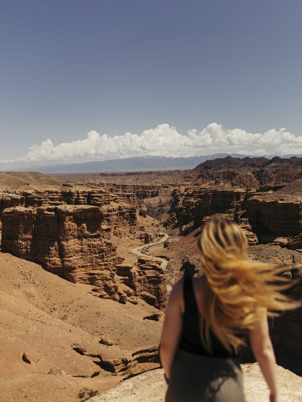 Looking over Charyn Canyon